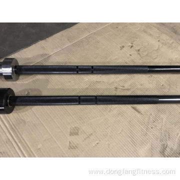 Men's olympic bar with black hard chromed